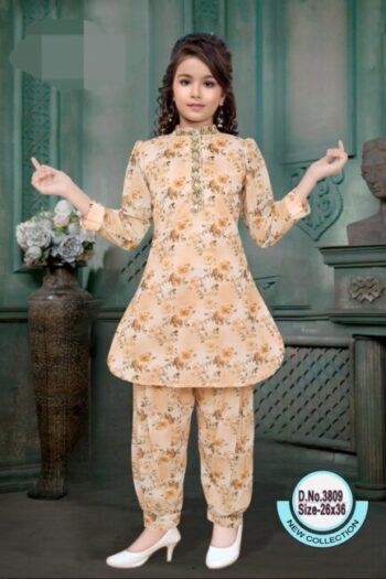 New Floral Georgette Kid Dress